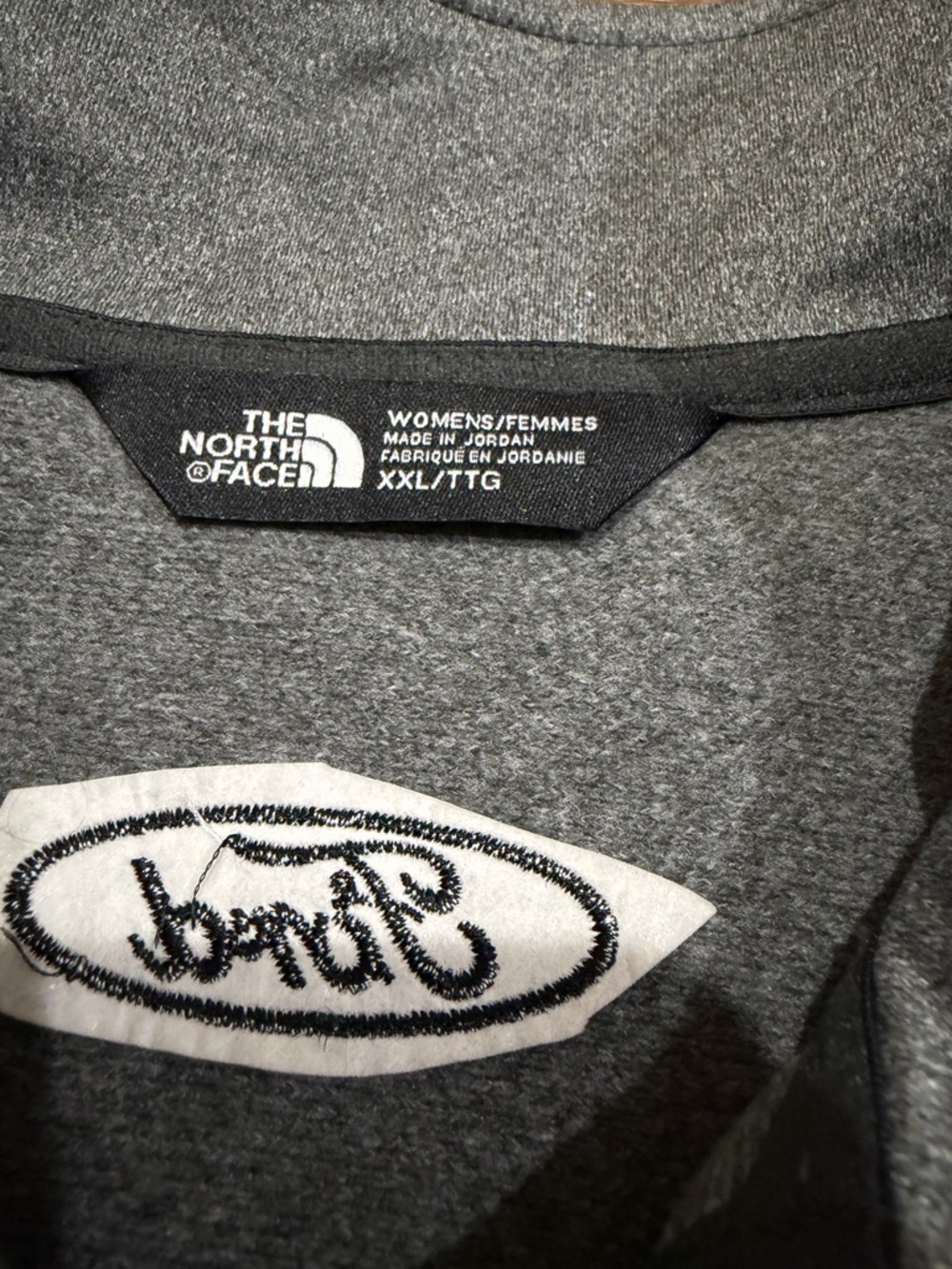 The North Face x Ford Escape Women’s Gray Quarter-Zip Pullover Jacket - Picture 6 of 9